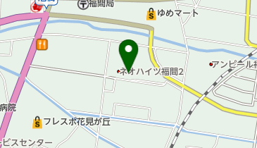 ネオハイツ福間管理人室の地図画像