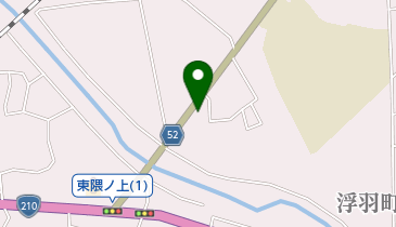 バイクランド浮羽の地図画像