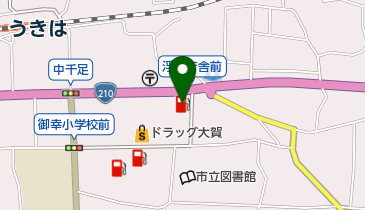 株式会社浮羽日石岩佐石油店の地図画像