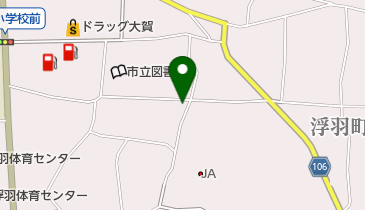 筑後ゼミナールうきは進学教室の地図画像