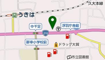 浮羽交通タクシー 大石営業所の地図画像