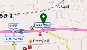 ともえ食堂の地図画像