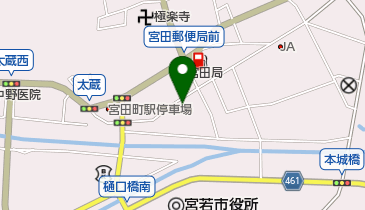 井本理容店の地図画像