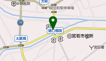 松尾理容館の地図画像