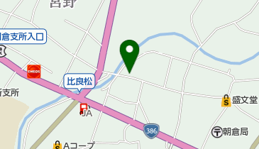 福屋衣料品店の地図画像