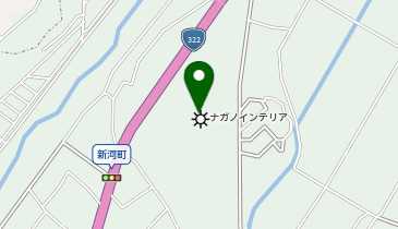 ナガノインテリア工業株式会社の地図画像