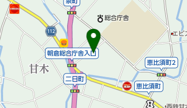 パーフェクトリバティー教団甘木教会の地図画像