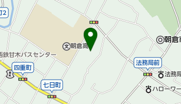 金光教甘木教会の地図画像