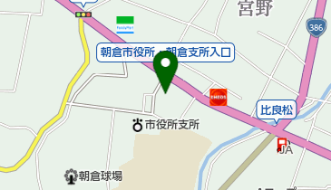 朝倉市商工会 本所の地図画像