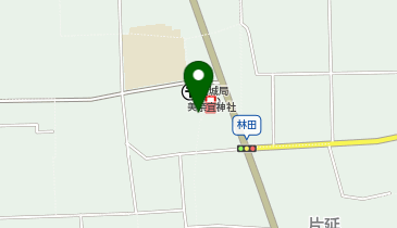 美奈宜神社の地図画像