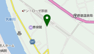 浮羽交通タクシー 原鶴営業所の地図画像