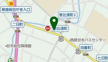 リオネットセンター甘木の地図画像