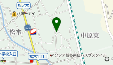 中原公民館の地図画像