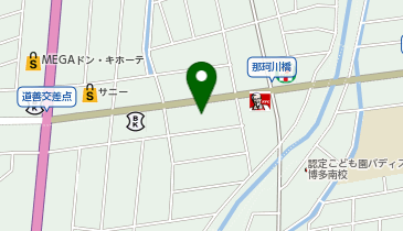 那珂川市地域福祉会館の地図画像