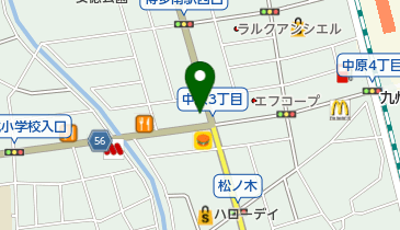 メイプル動物病院の地図画像