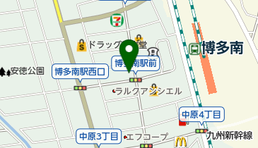 美容室マアジュの地図画像