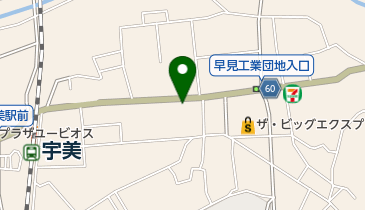 モトショップFUJIKIの地図画像