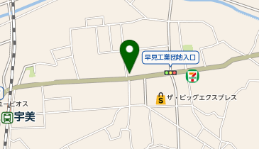 美容室ル・ミュウの地図画像