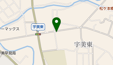 理容オーグスの地図画像