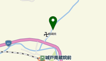 南蔵院の地図画像