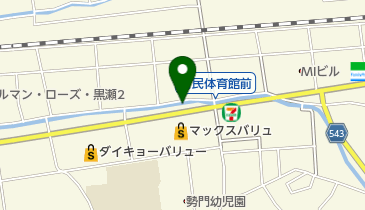 おやじうどんの地図画像