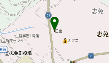 福岡日産自動車株式会社志免BP工場の地図画像