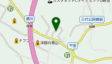 ヒサミツデンキの地図画像