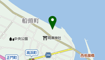 岡湊神社の地図画像