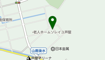 芦屋町役場 芦屋町総合運動公園 テニスコートの地図画像