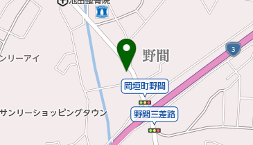 床屋ハウス野間の地図画像