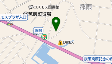 筑前町公民館支館の地図画像