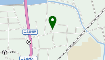 深江区民会館の地図画像