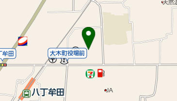 大木町商工会の地図画像