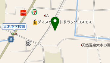 JA福岡大城 大木集荷場の地図画像
