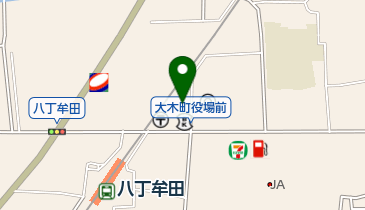 大木町職員労働組合の地図画像
