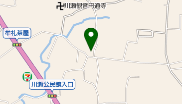 川瀬区公民館の地図画像