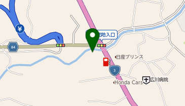 ジェミニオート筑後株式会社の地図画像