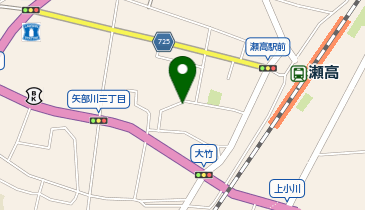 瀬高地区労働者自治会労働会館の地図画像