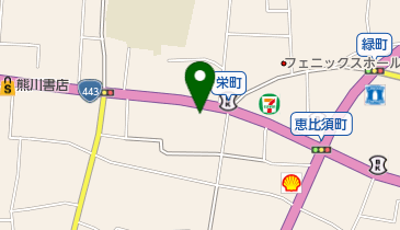 松尾クリーニング店の地図画像