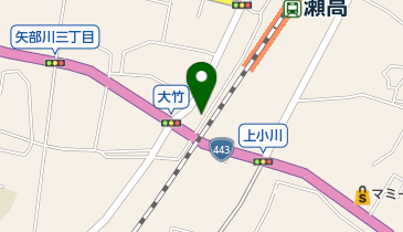 矢部川クリーニング商会の地図画像