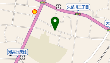 高巣食品の地図画像