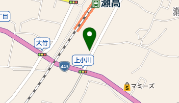 稗田鉄工所の地図画像