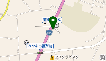 大城モータースの地図画像