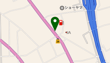 山城衣料の地図画像