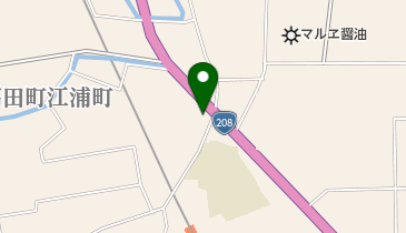 田中クリーニング店の地図画像