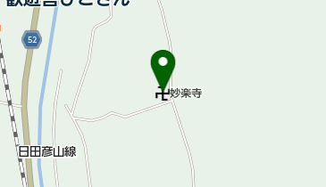 妙楽寺の地図画像