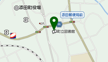 添田町児童館の地図画像