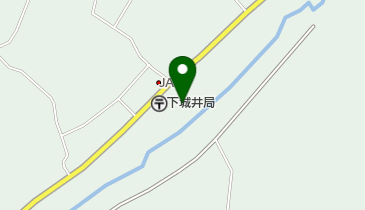 下城井公民館の地図画像