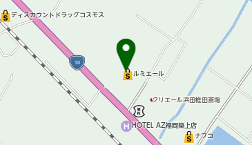 ルミエール椎田店の地図画像