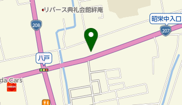 モトショップニシムラの地図画像